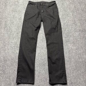 Aviator Jeans Women 29x31 Black Indigo Best Travel Straight Leg USA Made Stretch